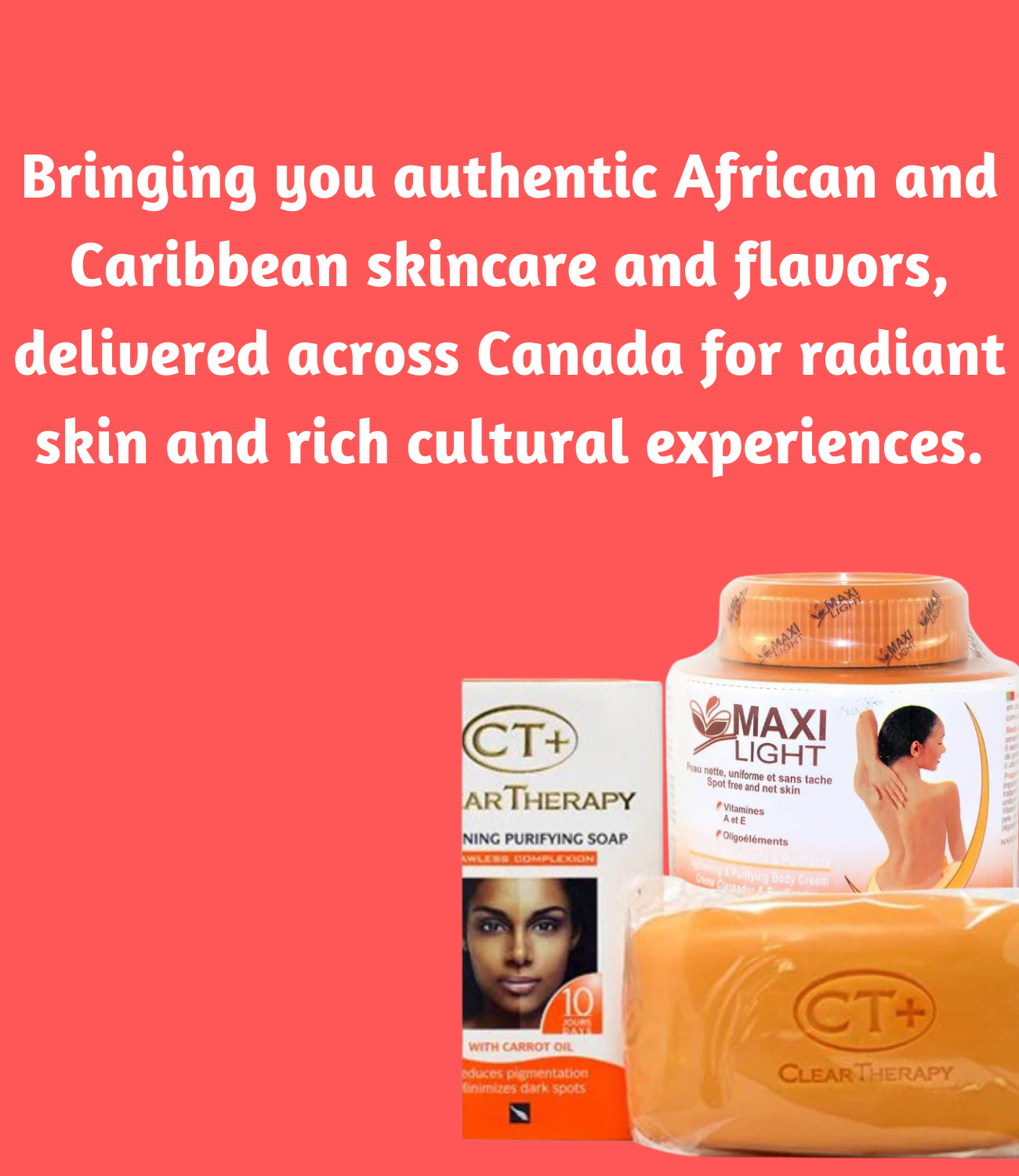 Skincare Products & Flavors of Africa